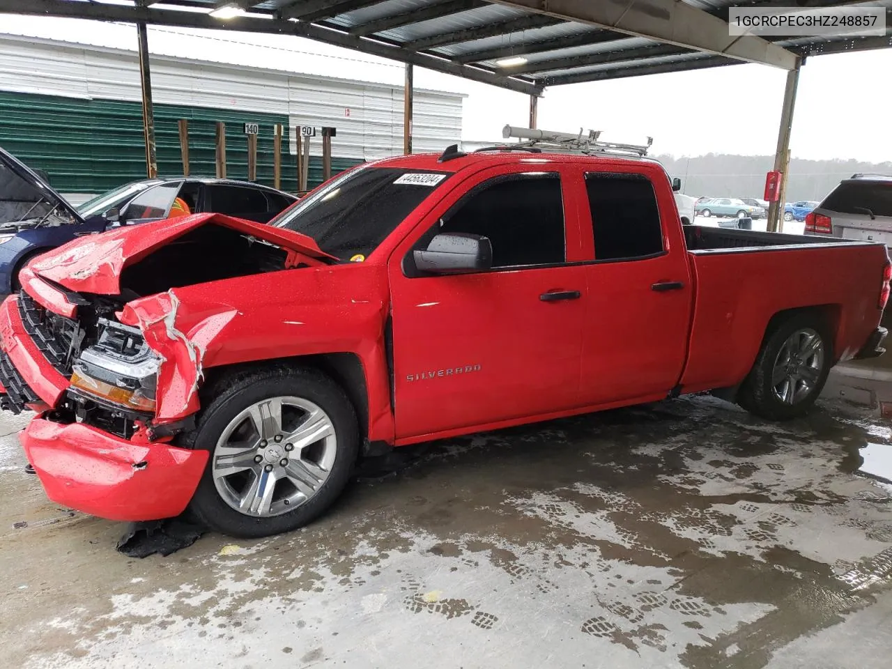 2017 Chevrolet Silverado C1500 Custom VIN: 1GCRCPEC3HZ248857 Lot: 44563204