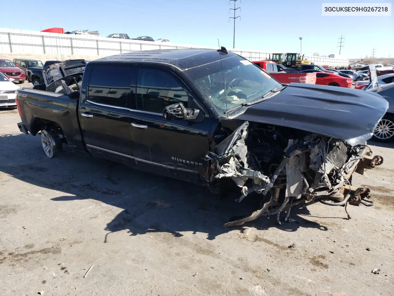 2017 Chevrolet Silverado K1500 Ltz VIN: 3GCUKSEC9HG267218 Lot: 49206954