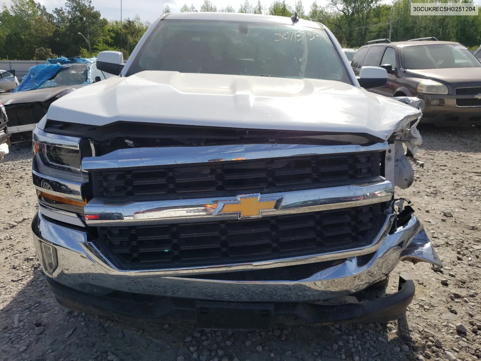 2017 Chevrolet Silverado K1500 Lt VIN: 3GCUKREC5HG251204 Lot: 50718734