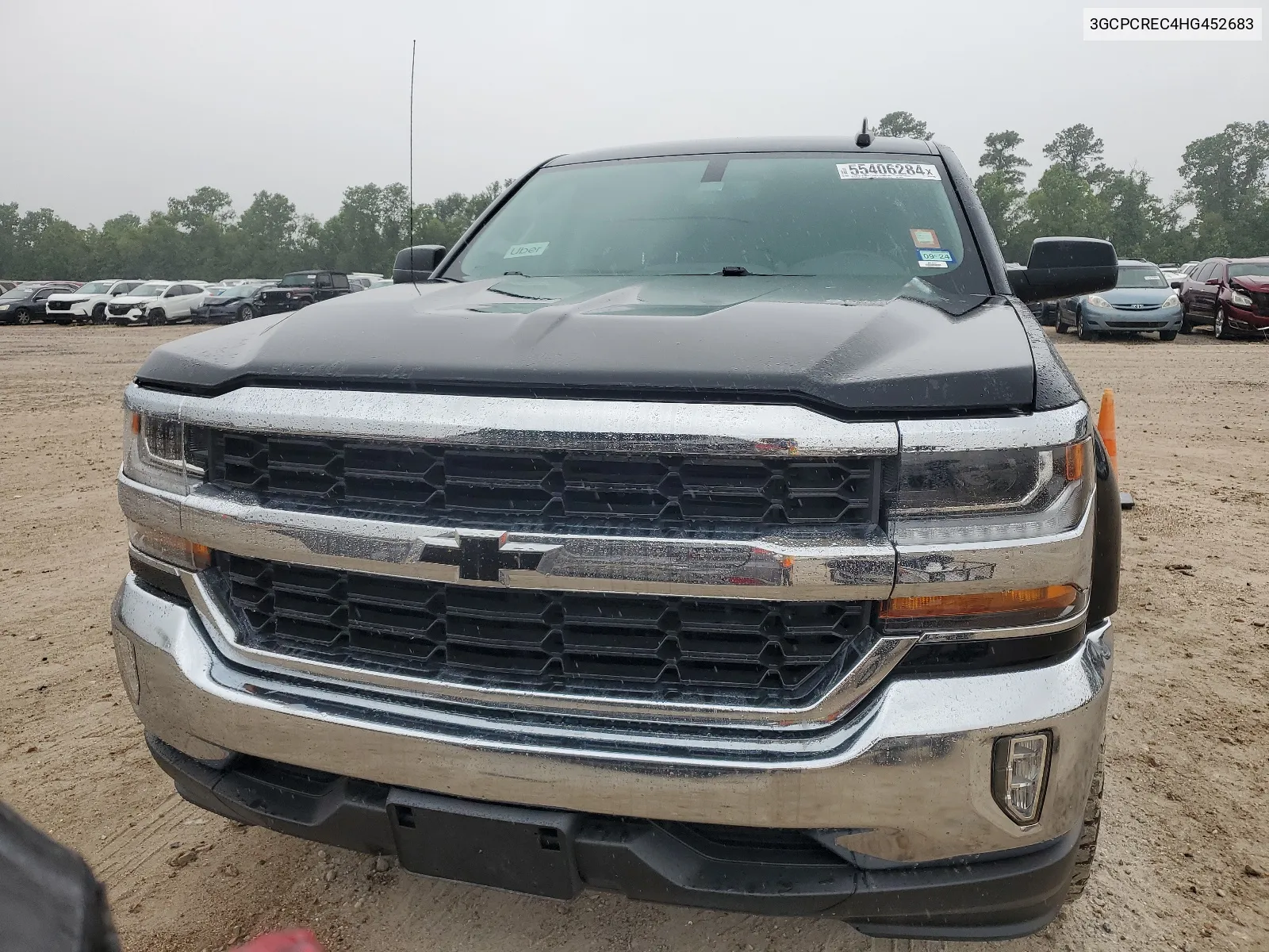 2017 Chevrolet Silverado C1500 Lt VIN: 3GCPCREC4HG452683 Lot: 55406284