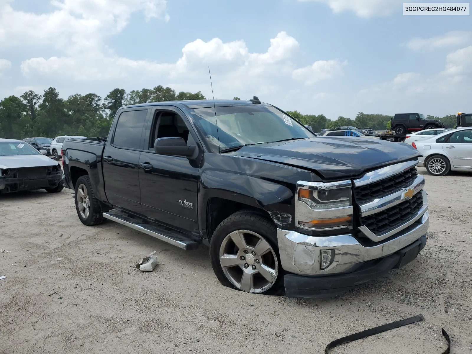 2017 Chevrolet Silverado C1500 Lt VIN: 3GCPCREC2HG484077 Lot: 55497704