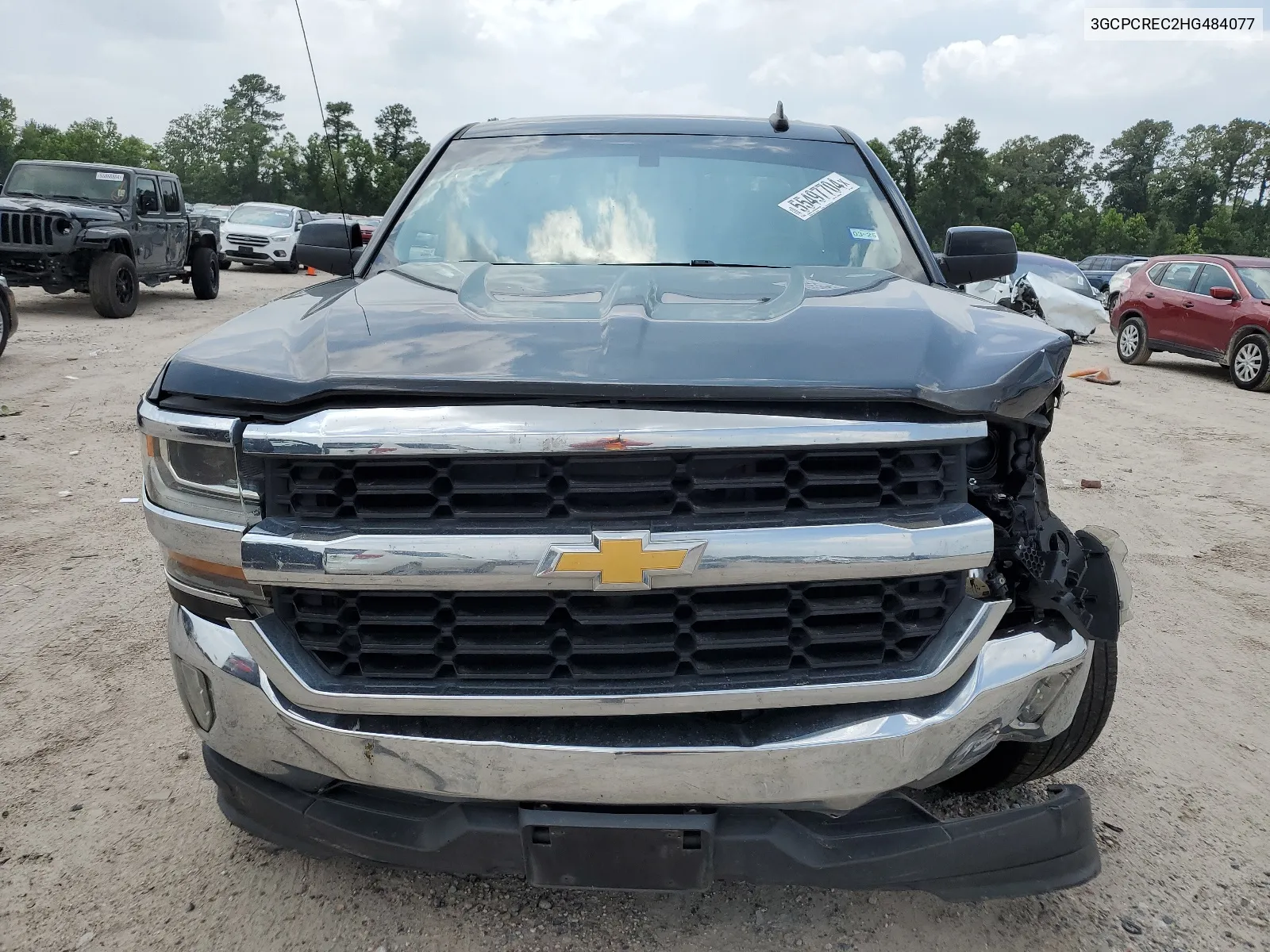 2017 Chevrolet Silverado C1500 Lt VIN: 3GCPCREC2HG484077 Lot: 55497704