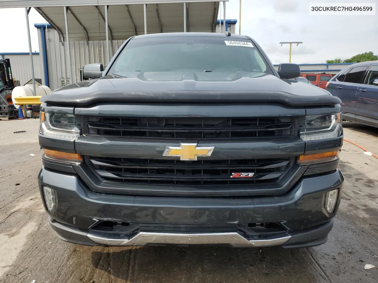 2017 Chevrolet Silverado K1500 Lt VIN: 3GCUKREC7HG496599 Lot: 56494344