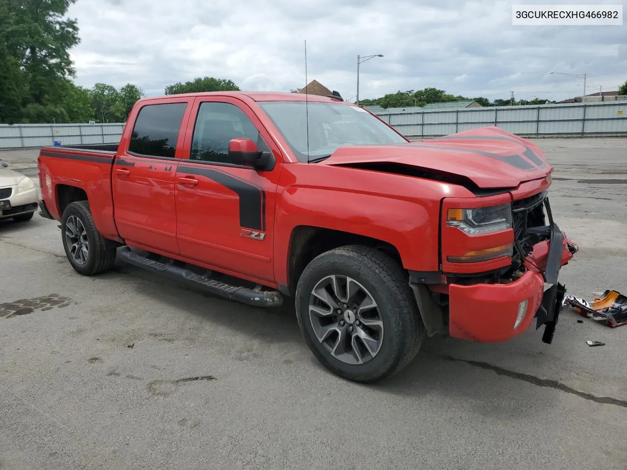 3GCUKRECXHG466982 2017 Chevrolet Silverado K1500 Lt