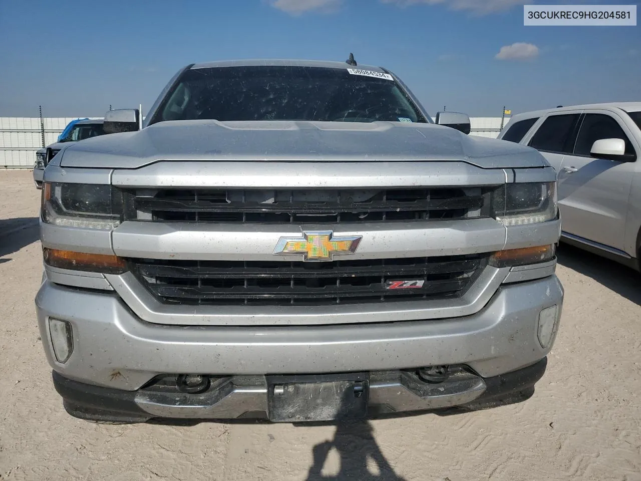 2017 Chevrolet Silverado K1500 Lt VIN: 3GCUKREC9HG204581 Lot: 58084534