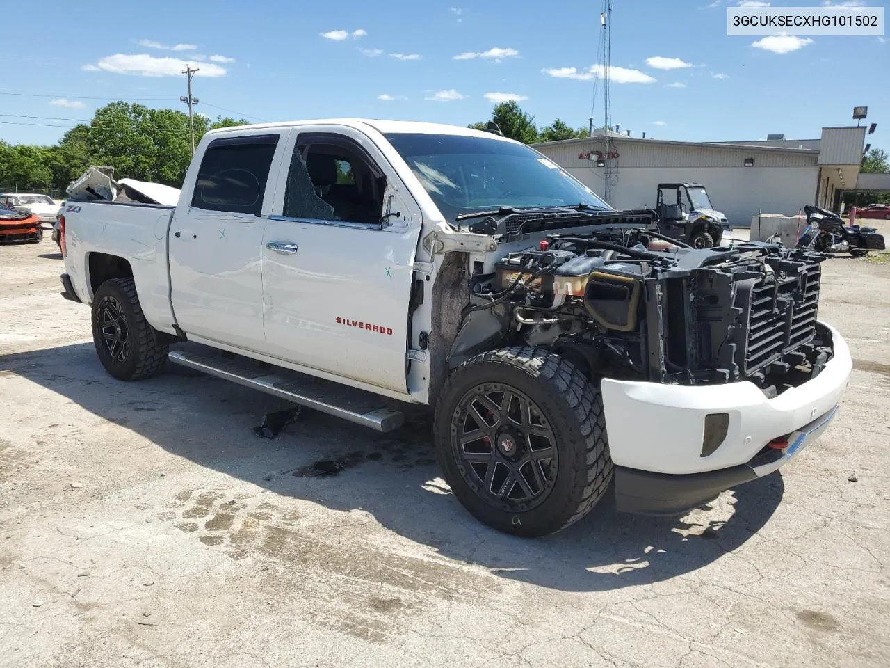 2017 Chevrolet Silverado K1500 Ltz VIN: 3GCUKSECXHG101502 Lot: 58203274