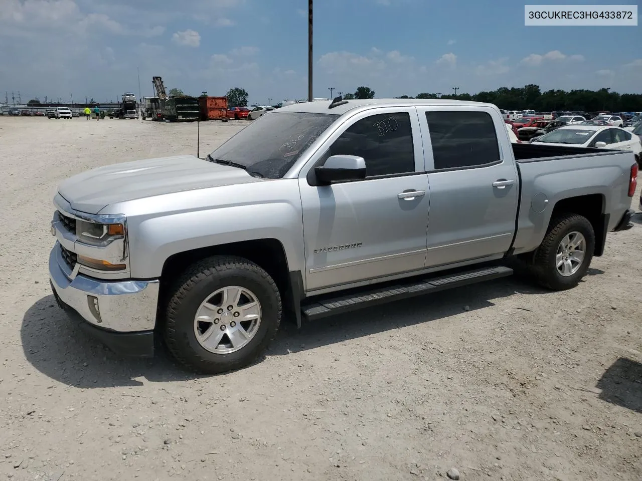 2017 Chevrolet Silverado K1500 Lt VIN: 3GCUKREC3HG433872 Lot: 58859264