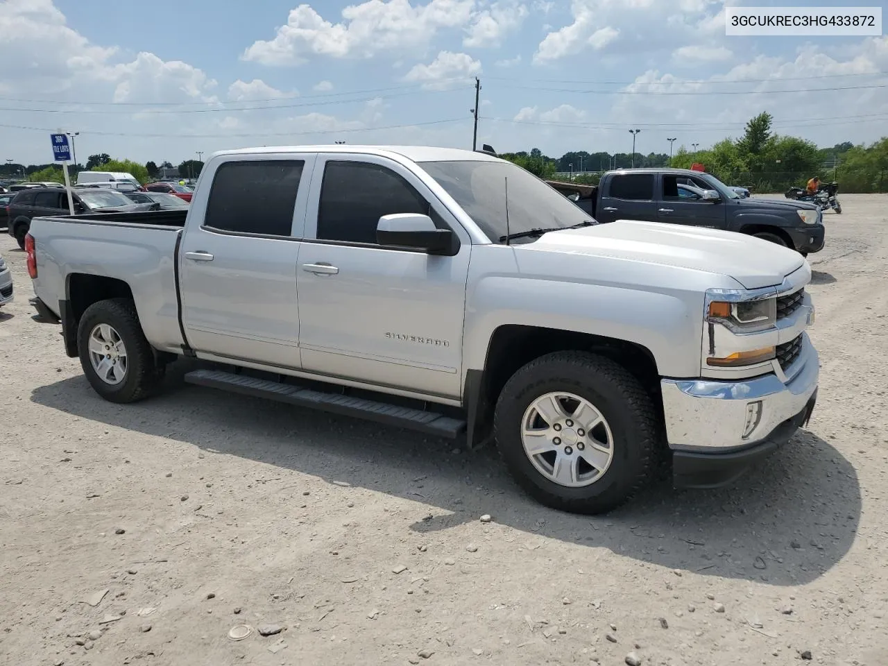 2017 Chevrolet Silverado K1500 Lt VIN: 3GCUKREC3HG433872 Lot: 58859264