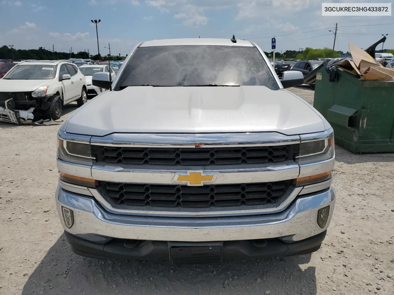 2017 Chevrolet Silverado K1500 Lt VIN: 3GCUKREC3HG433872 Lot: 58859264