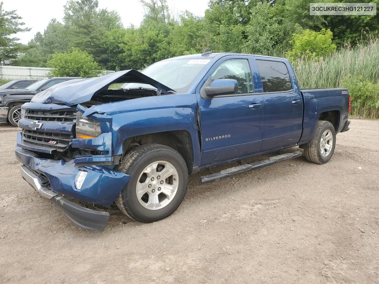 2017 Chevrolet Silverado K1500 Lt VIN: 3GCUKREC3HG121227 Lot: 59341454