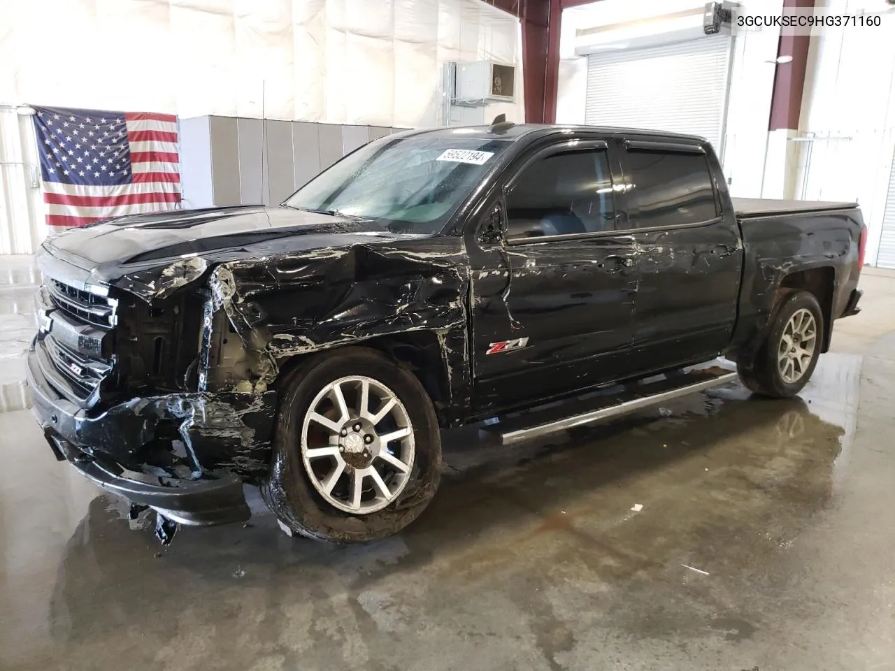 3GCUKSEC9HG371160 2017 Chevrolet Silverado K1500 Ltz