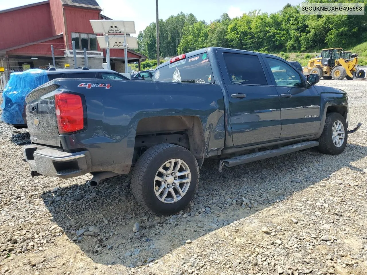 2017 Chevrolet Silverado K1500 VIN: 3GCUKNECXHG496668 Lot: 60066214