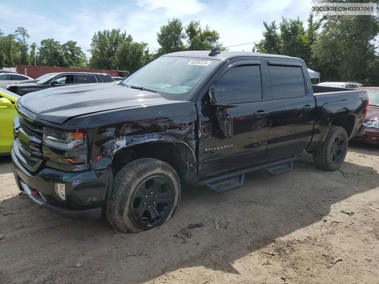 3GCUKREC9HG397069 2017 Chevrolet Silverado K1500 Lt