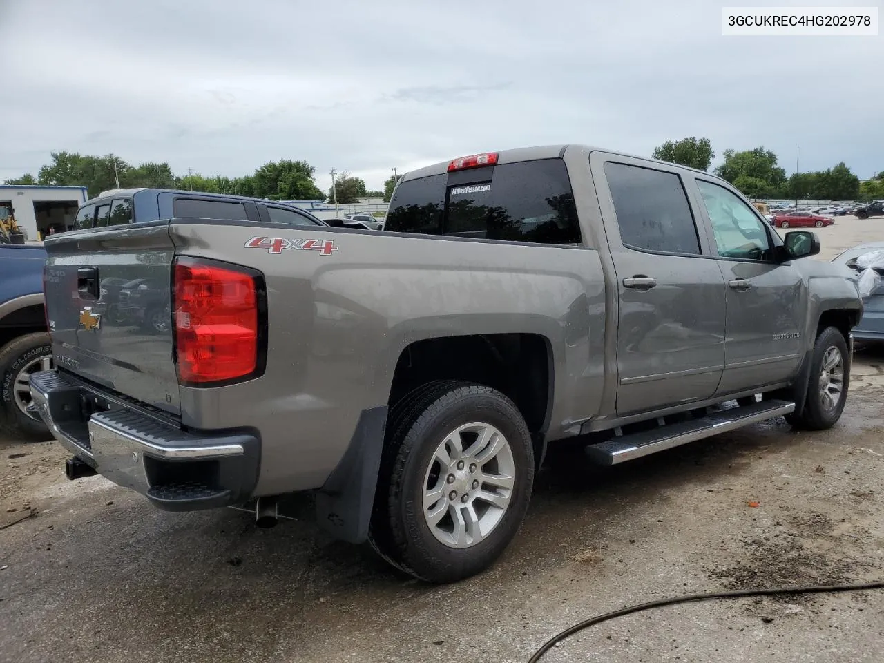 2017 Chevrolet Silverado K1500 Lt VIN: 3GCUKREC4HG202978 Lot: 60621594