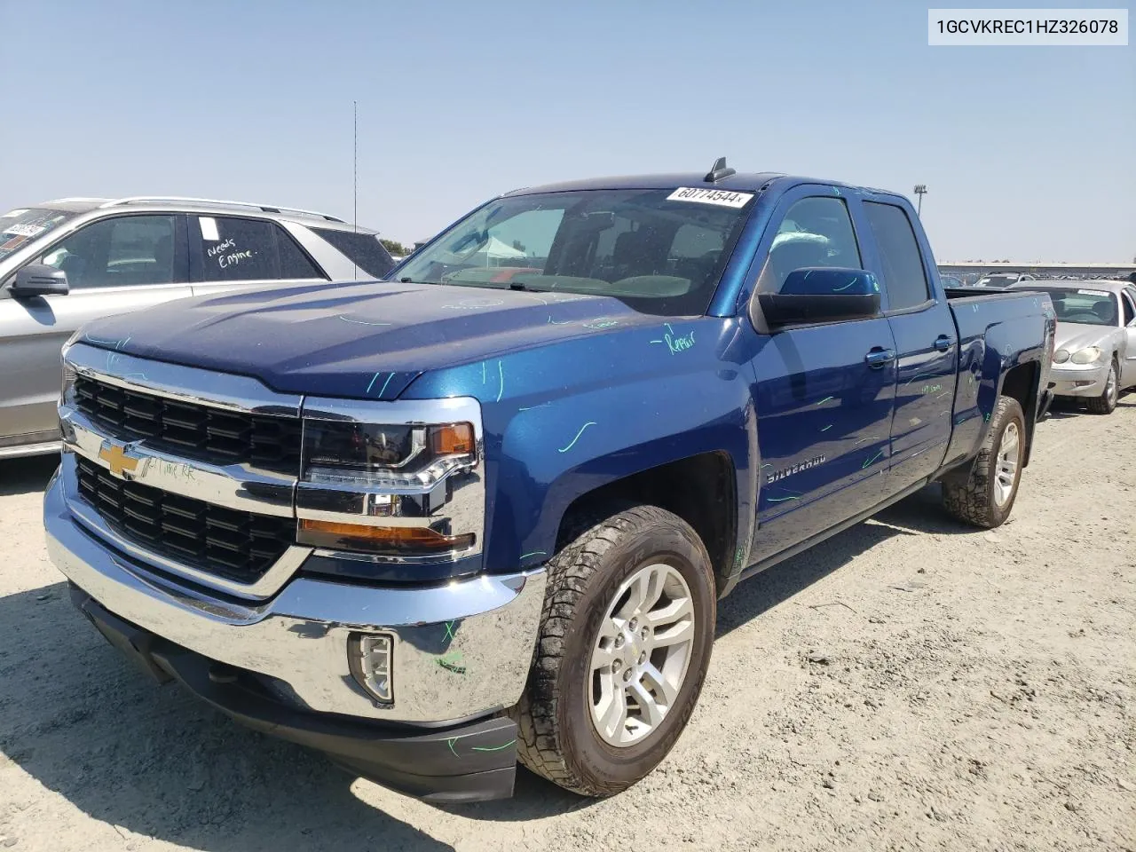 2017 Chevrolet Silverado K1500 Lt VIN: 1GCVKREC1HZ326078 Lot: 60774544