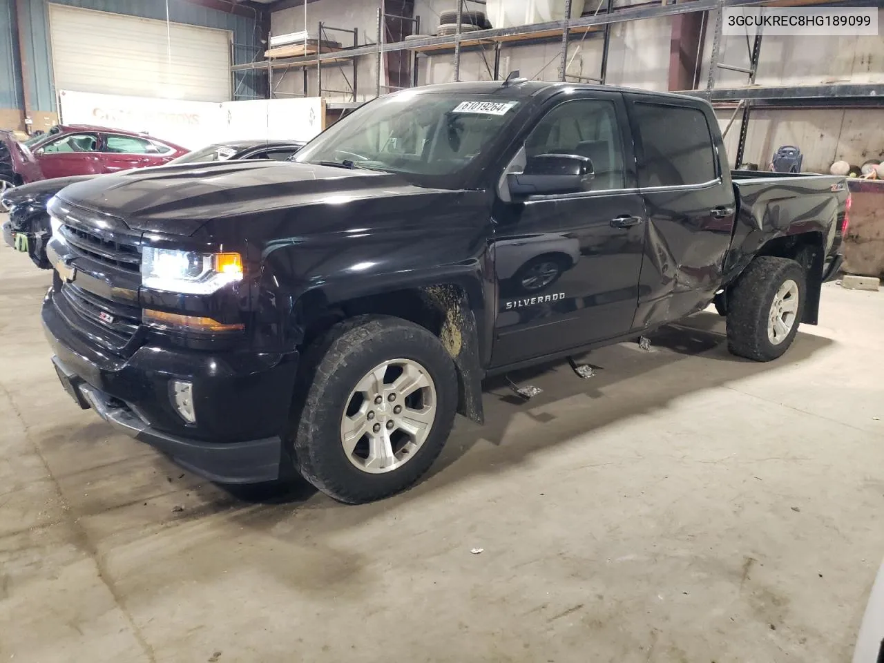 2017 Chevrolet Silverado K1500 Lt VIN: 3GCUKREC8HG189099 Lot: 61019264