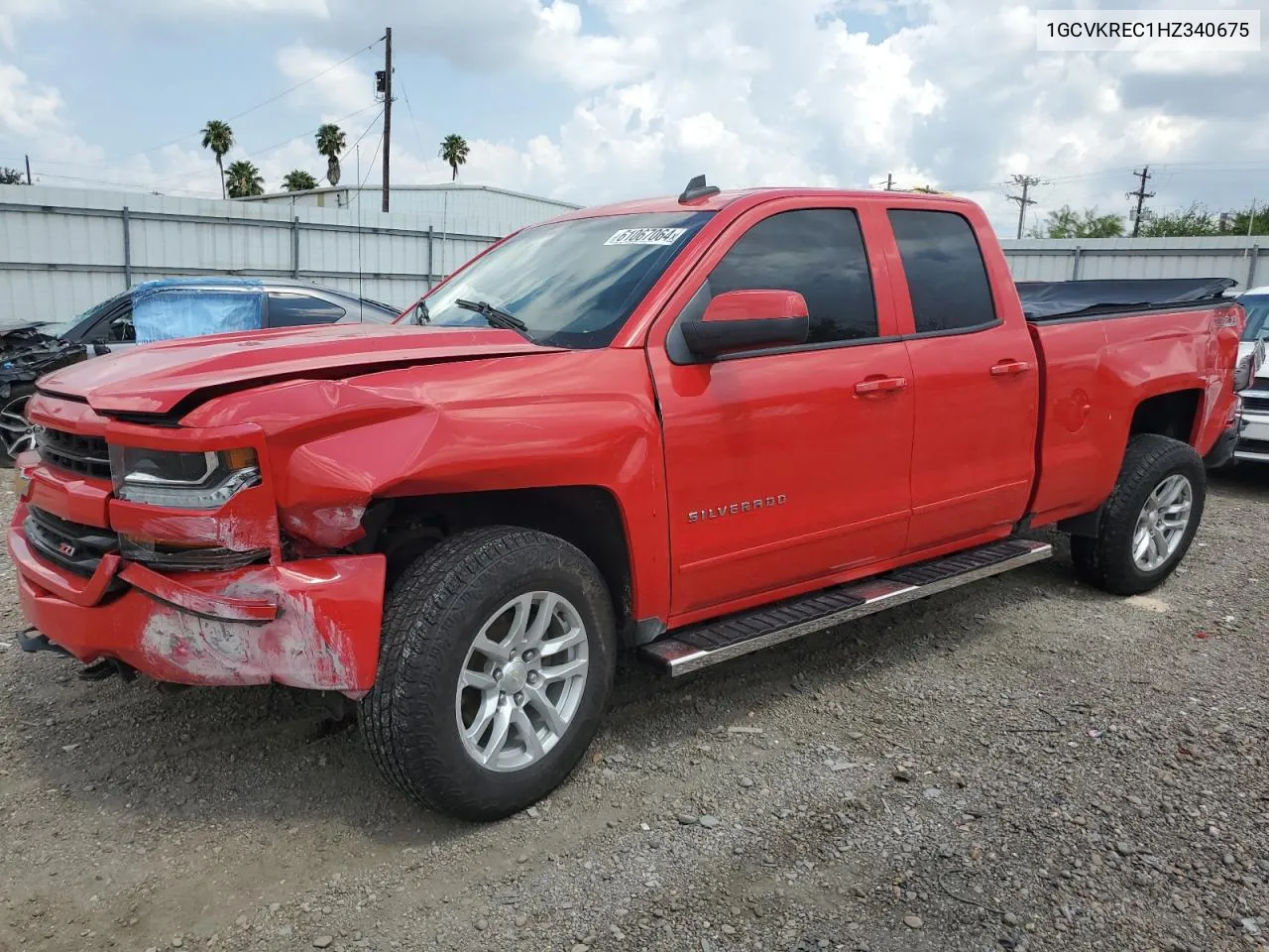 2017 Chevrolet Silverado K1500 Lt VIN: 1GCVKREC1HZ340675 Lot: 61067064