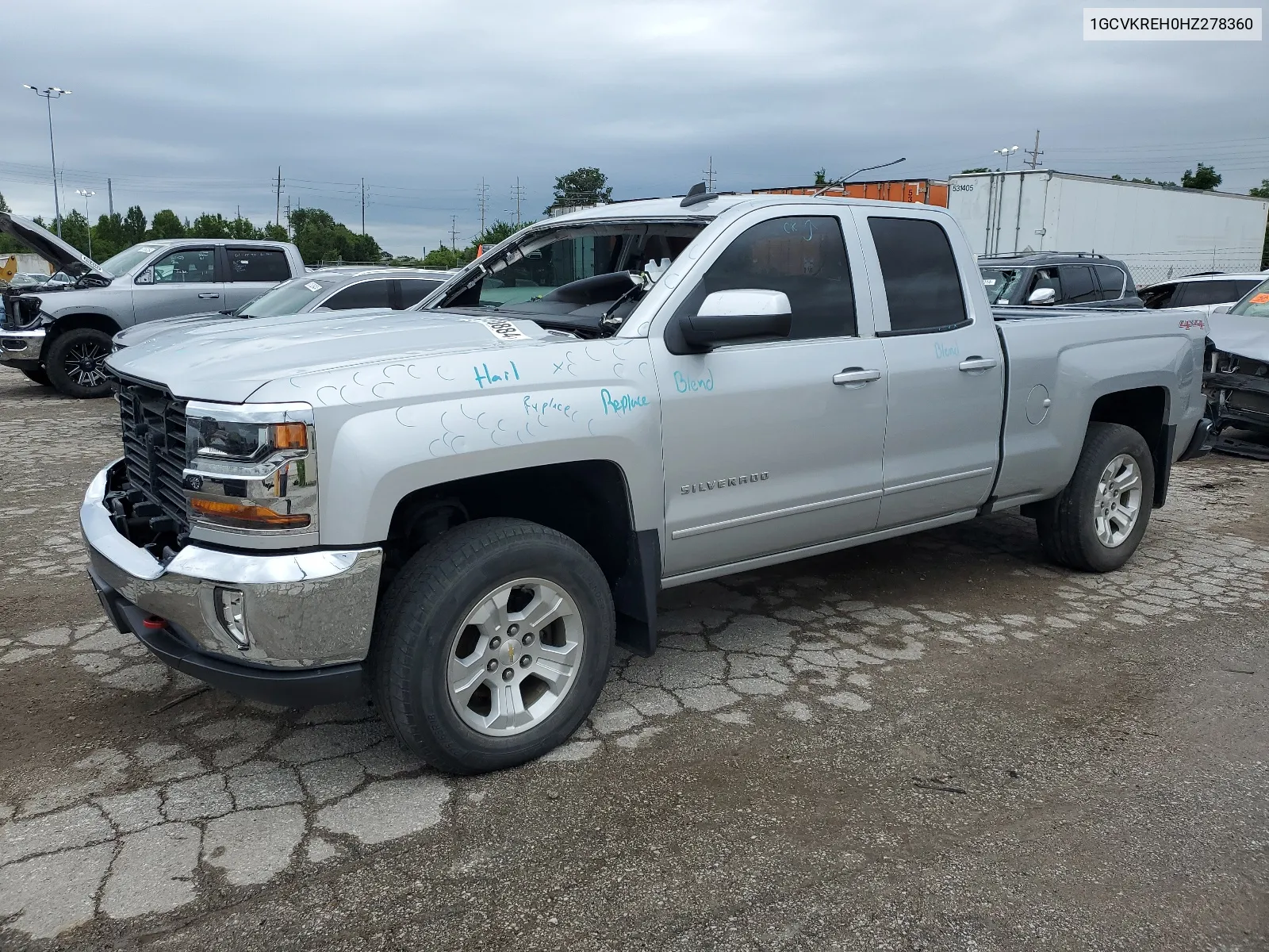 2017 Chevrolet Silverado K1500 Lt VIN: 1GCVKREH0HZ278360 Lot: 61150884