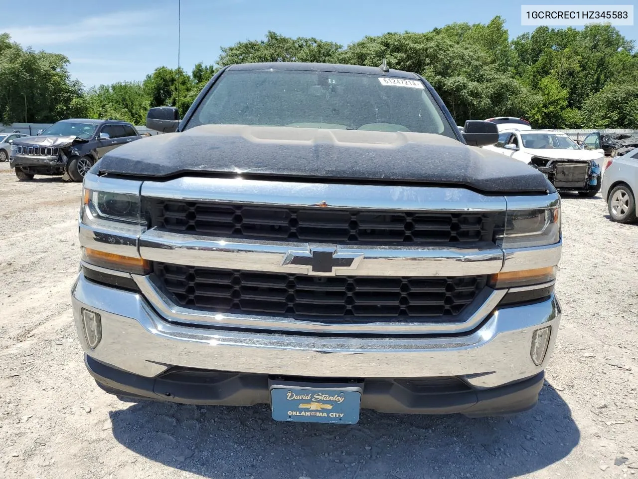 2017 Chevrolet Silverado C1500 Lt VIN: 1GCRCREC1HZ345583 Lot: 61247214