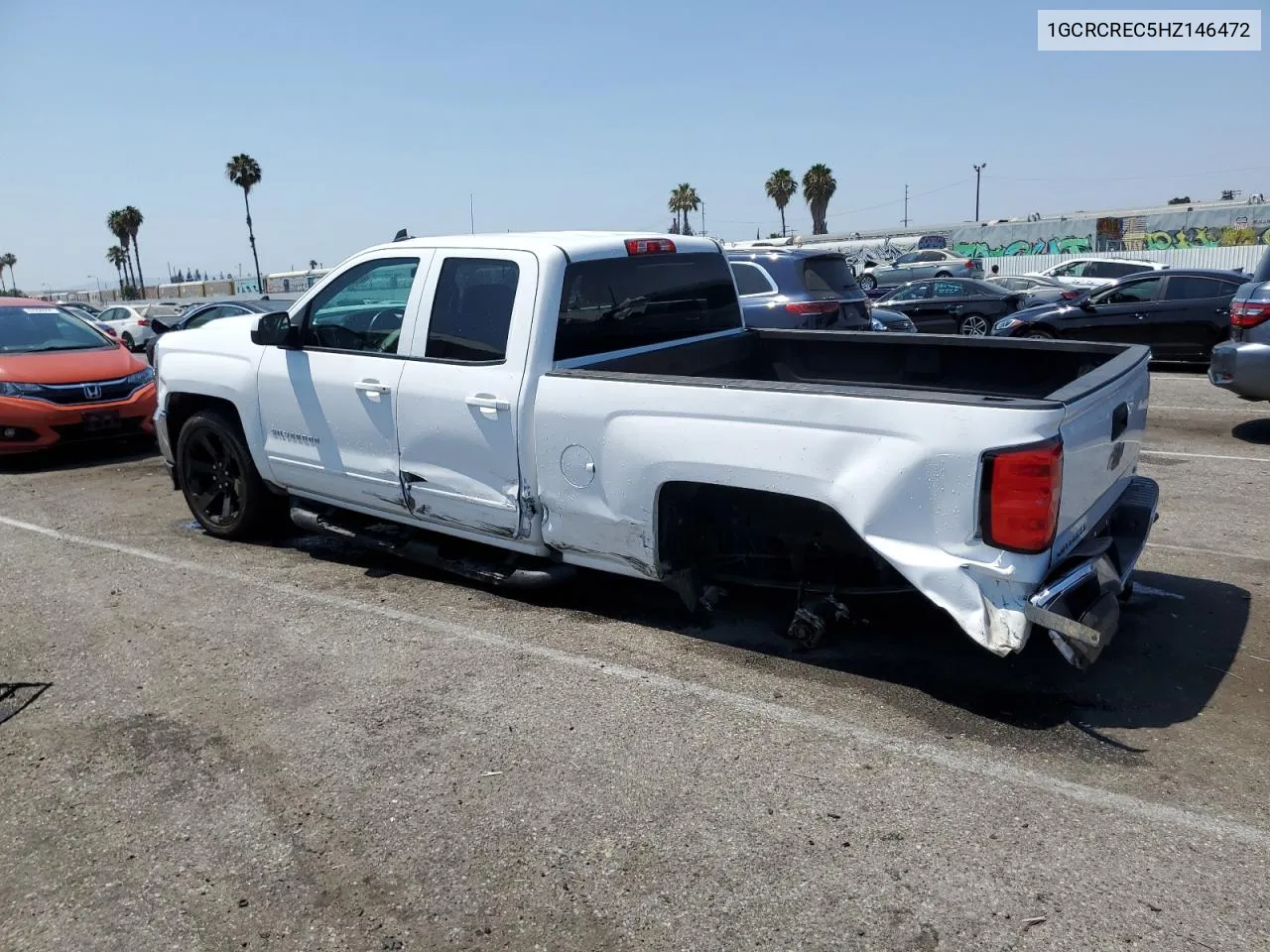 2017 Chevrolet Silverado C1500 Lt VIN: 1GCRCREC5HZ146472 Lot: 61313534