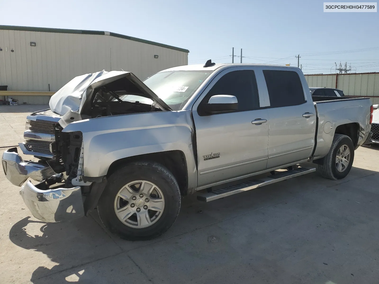 2017 Chevrolet Silverado C1500 Lt VIN: 3GCPCREH0HG477589 Lot: 61572834