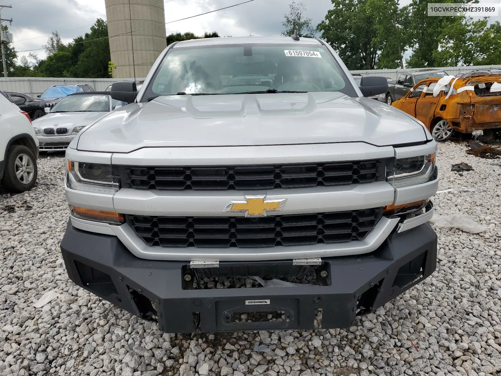 2017 Chevrolet Silverado K1500 Custom VIN: 1GCVKPECXHZ391869 Lot: 61597054