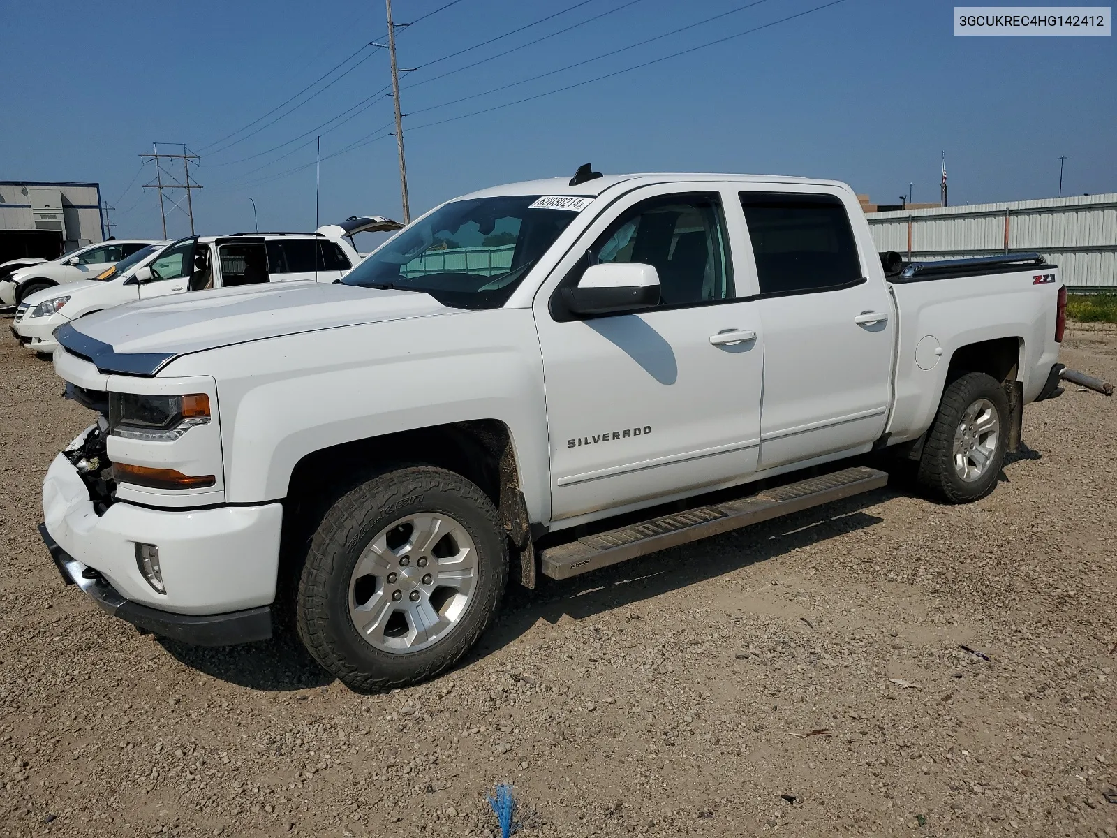 2017 Chevrolet Silverado K1500 Lt VIN: 3GCUKREC4HG142412 Lot: 62030214