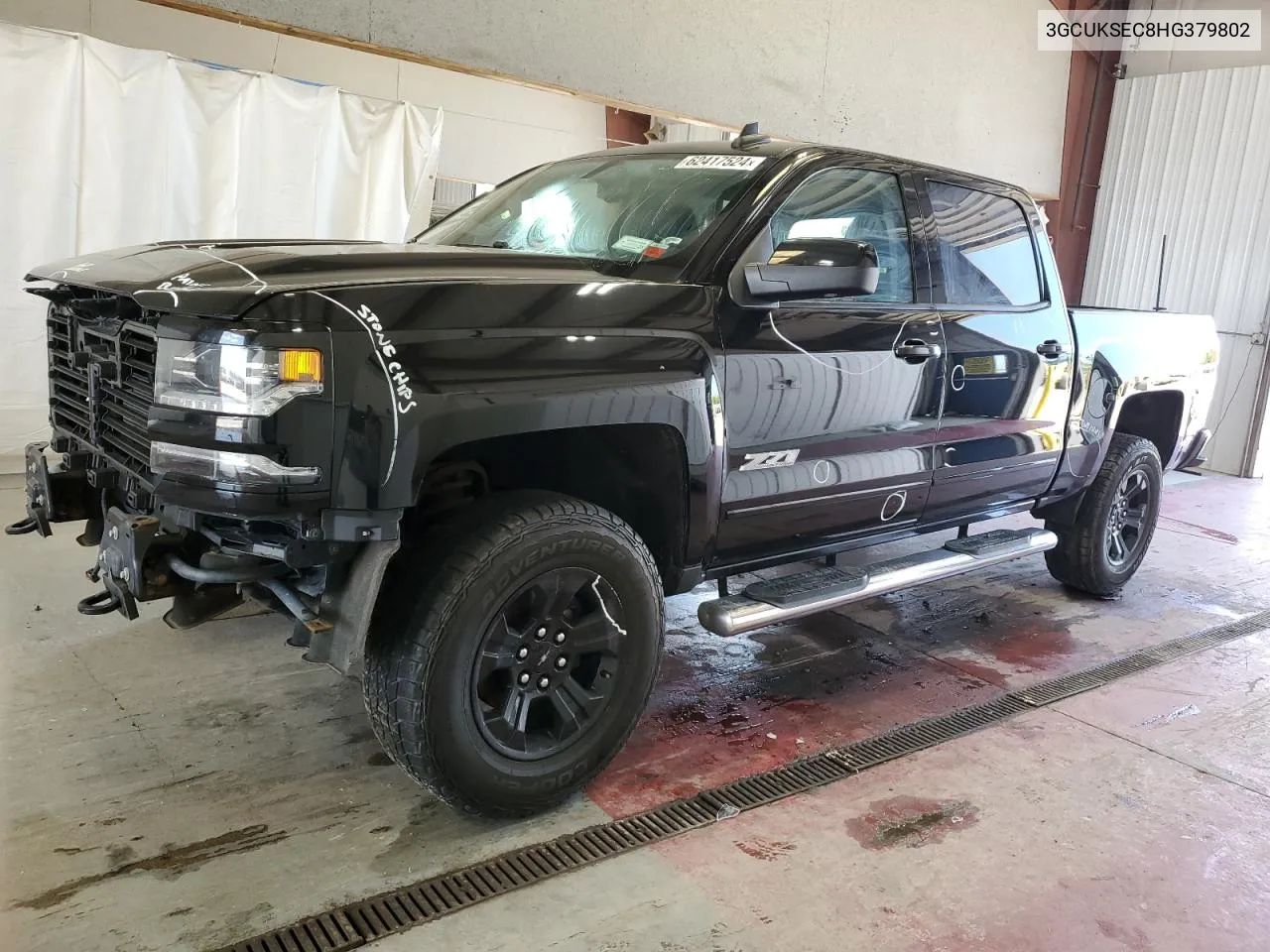 2017 Chevrolet Silverado K1500 Ltz VIN: 3GCUKSEC8HG379802 Lot: 62417524