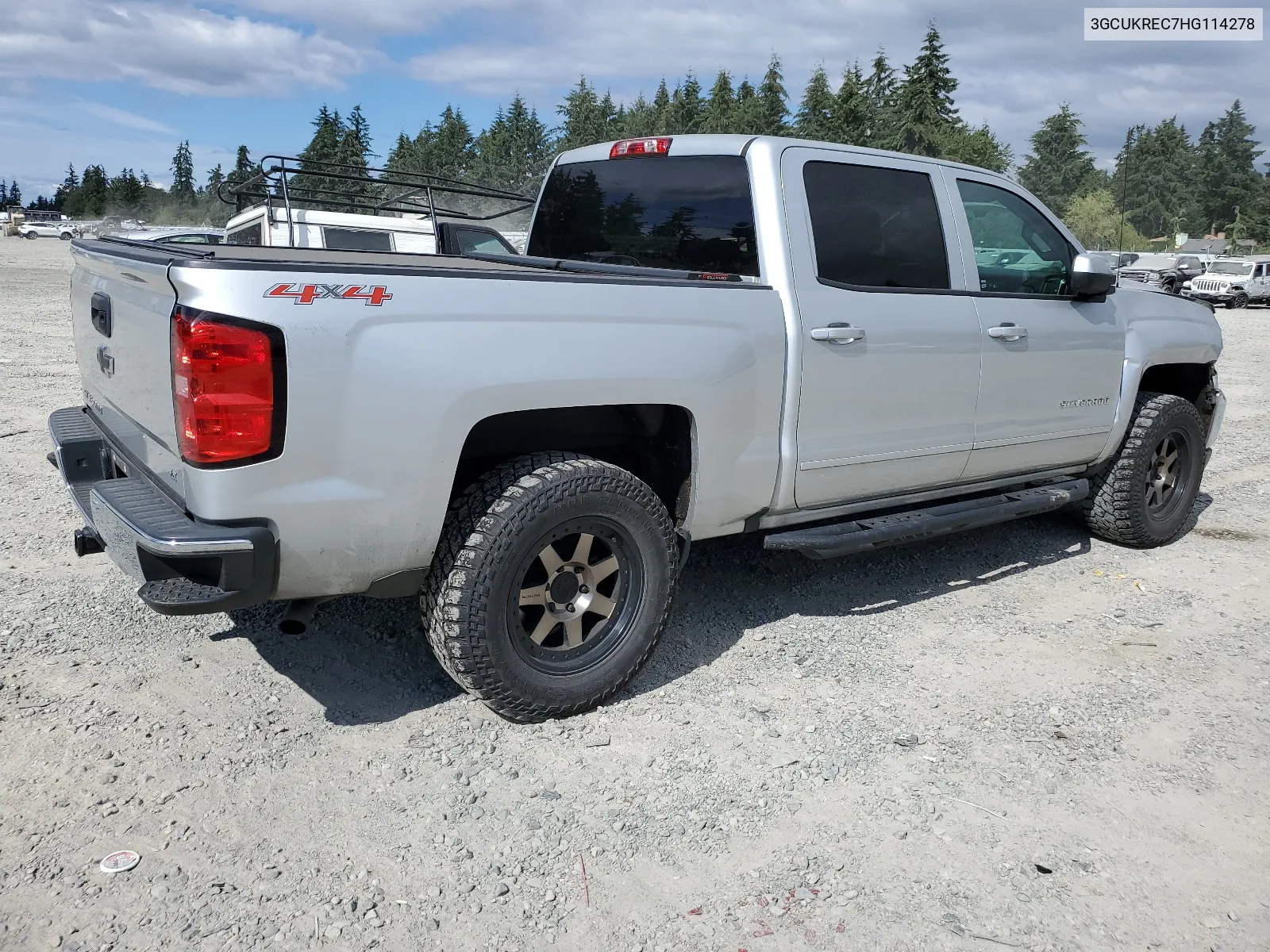 2017 Chevrolet Silverado K1500 Lt VIN: 3GCUKREC7HG114278 Lot: 62490484