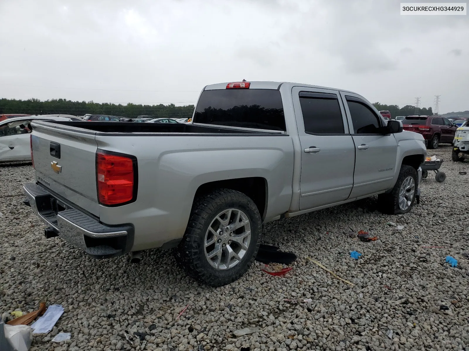 2017 Chevrolet Silverado K1500 Lt VIN: 3GCUKRECXHG344929 Lot: 62667654