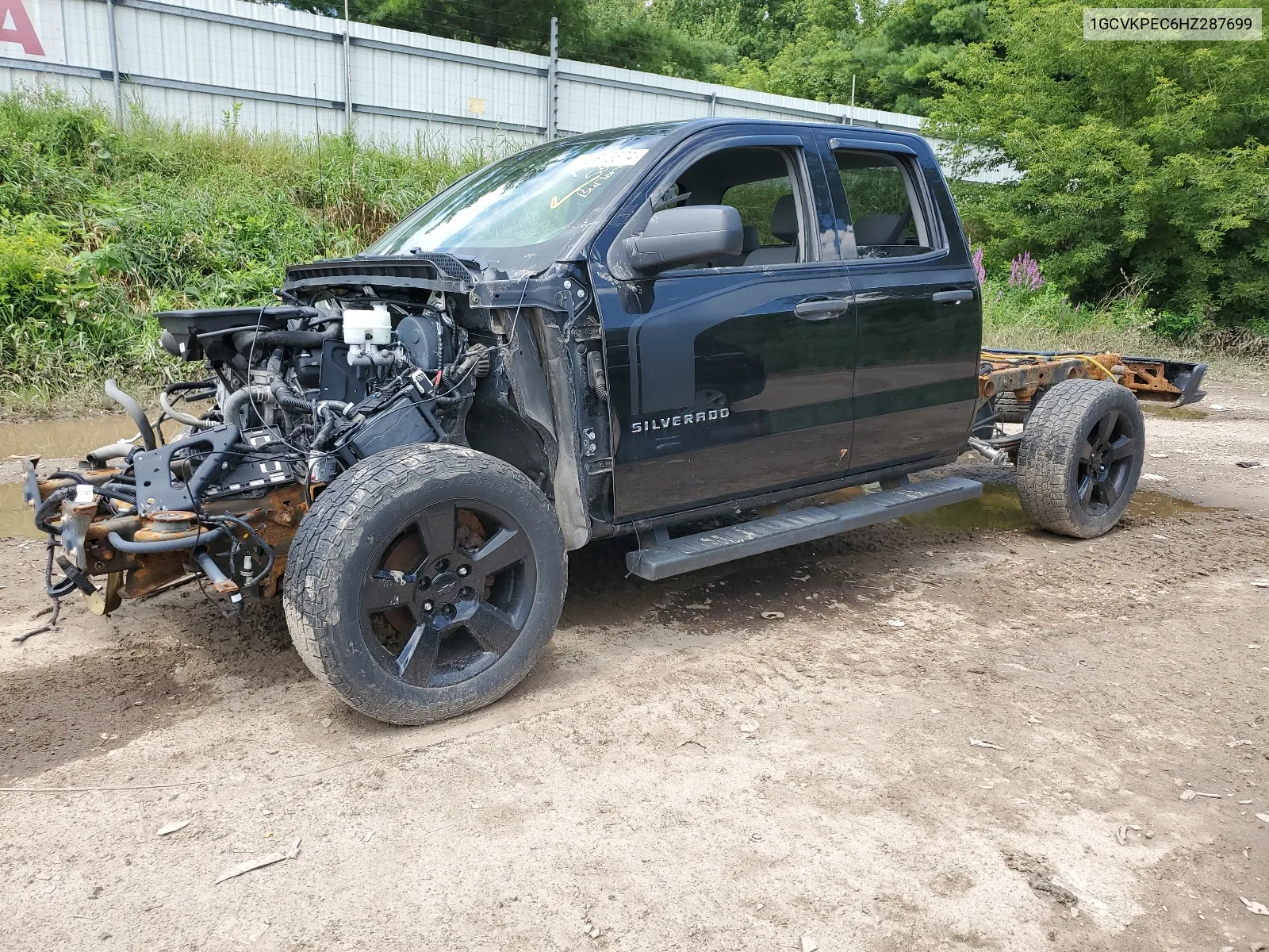 2017 Chevrolet Silverado K1500 Custom VIN: 1GCVKPEC6HZ287699 Lot: 62813674