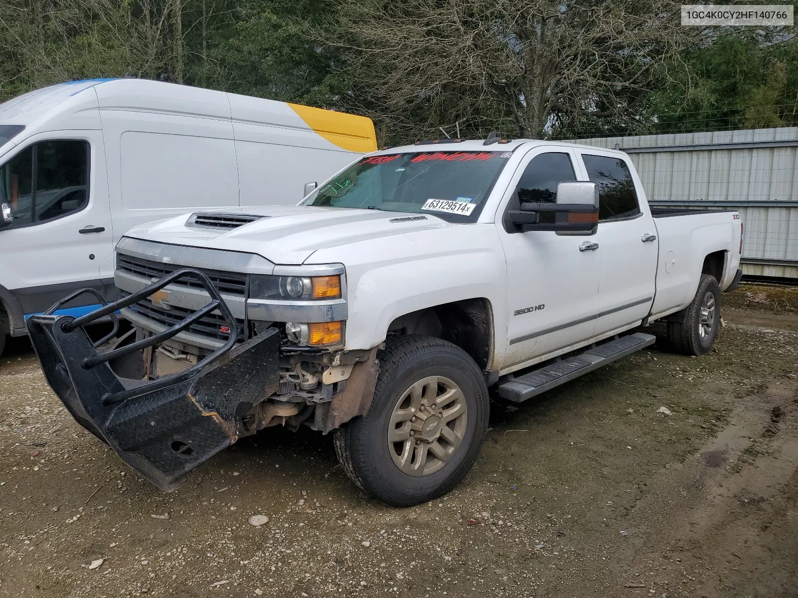 2017 Chevrolet Silverado K3500 Ltz VIN: 1GC4K0CY2HF140766 Lot: 63129514