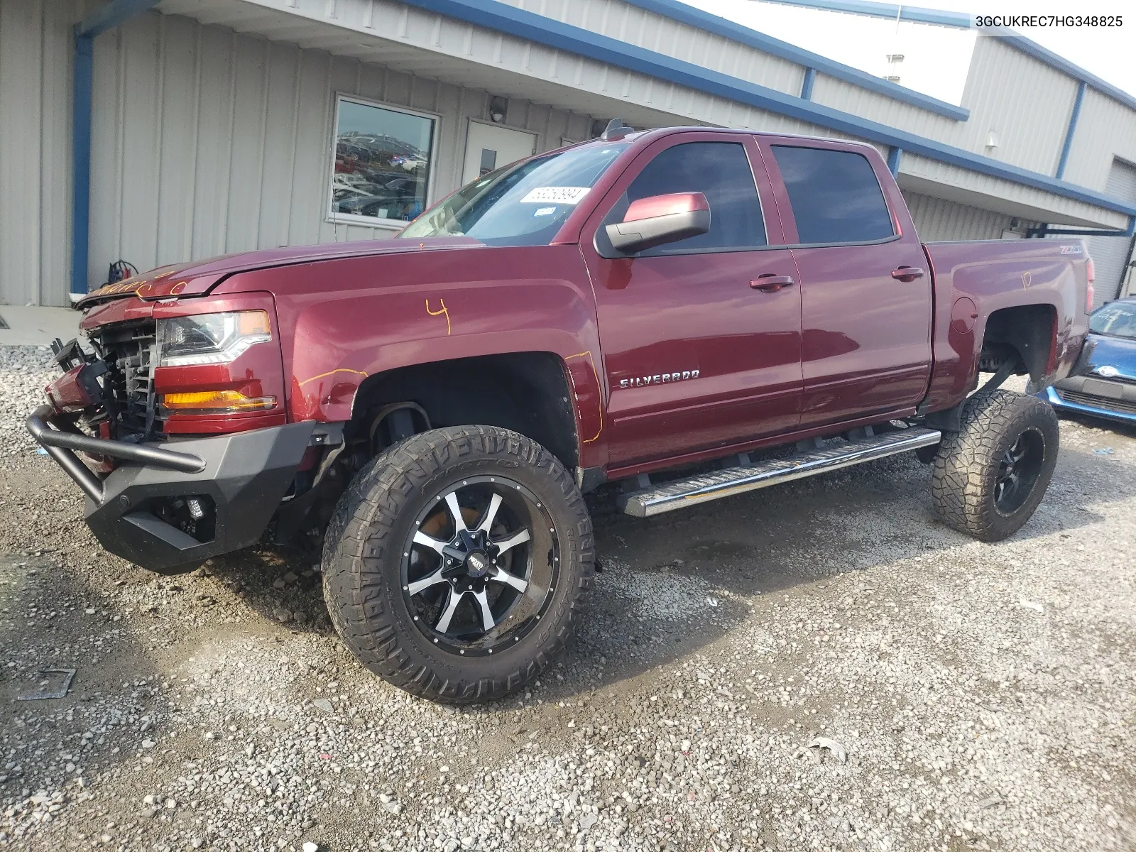 3GCUKREC7HG348825 2017 Chevrolet Silverado K1500 Lt