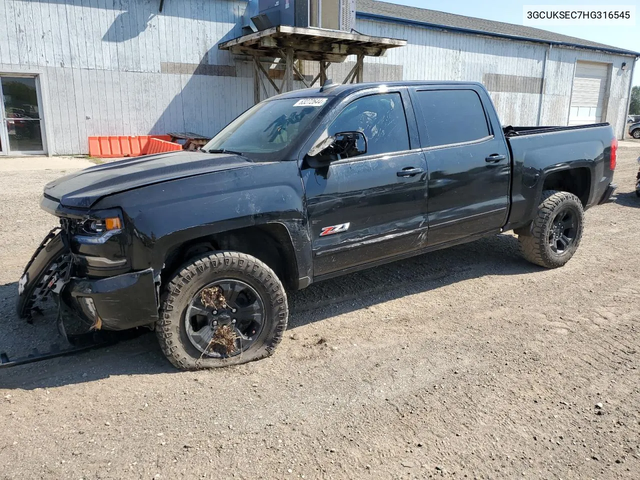 2017 Chevrolet Silverado K1500 Ltz VIN: 3GCUKSEC7HG316545 Lot: 63272644