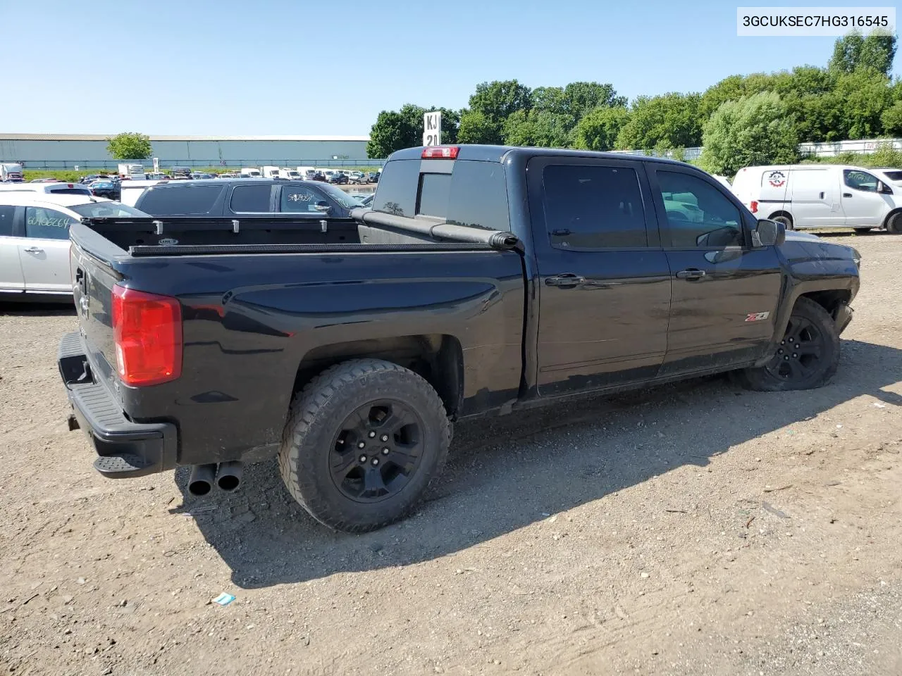 2017 Chevrolet Silverado K1500 Ltz VIN: 3GCUKSEC7HG316545 Lot: 63272644