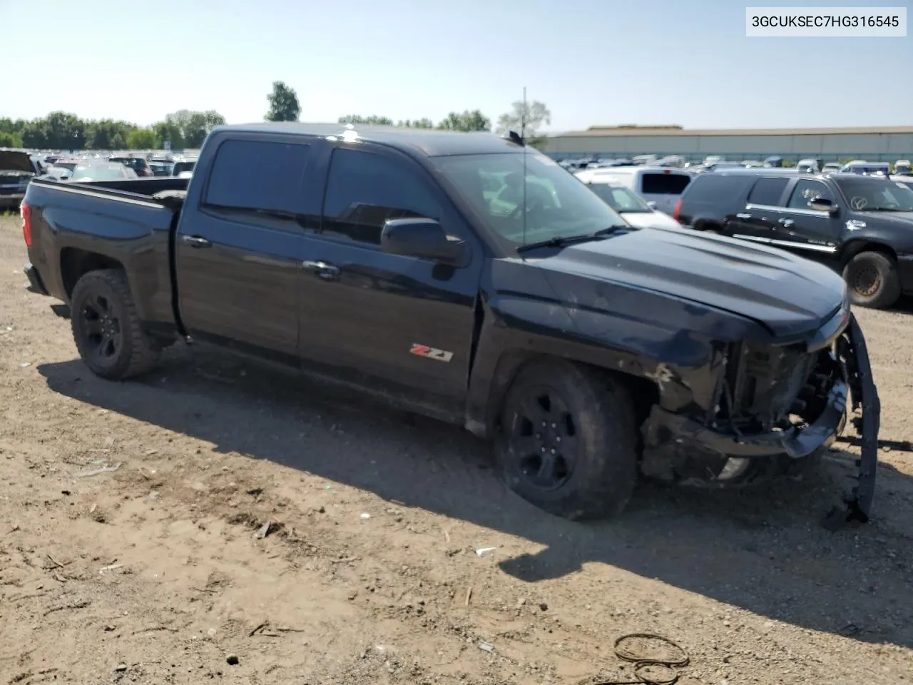 2017 Chevrolet Silverado K1500 Ltz VIN: 3GCUKSEC7HG316545 Lot: 63272644