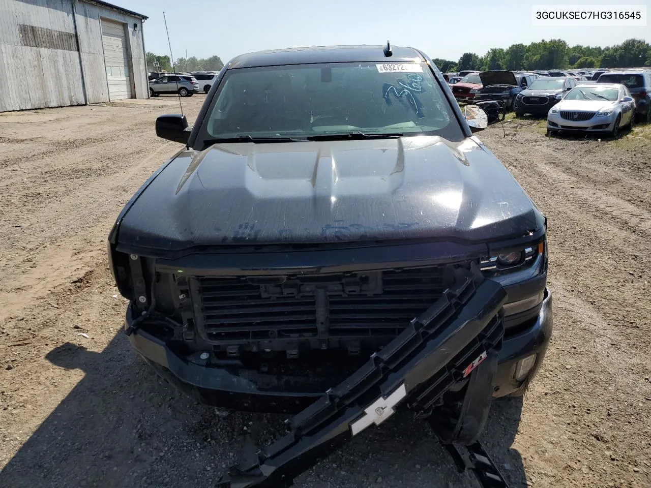 2017 Chevrolet Silverado K1500 Ltz VIN: 3GCUKSEC7HG316545 Lot: 63272644