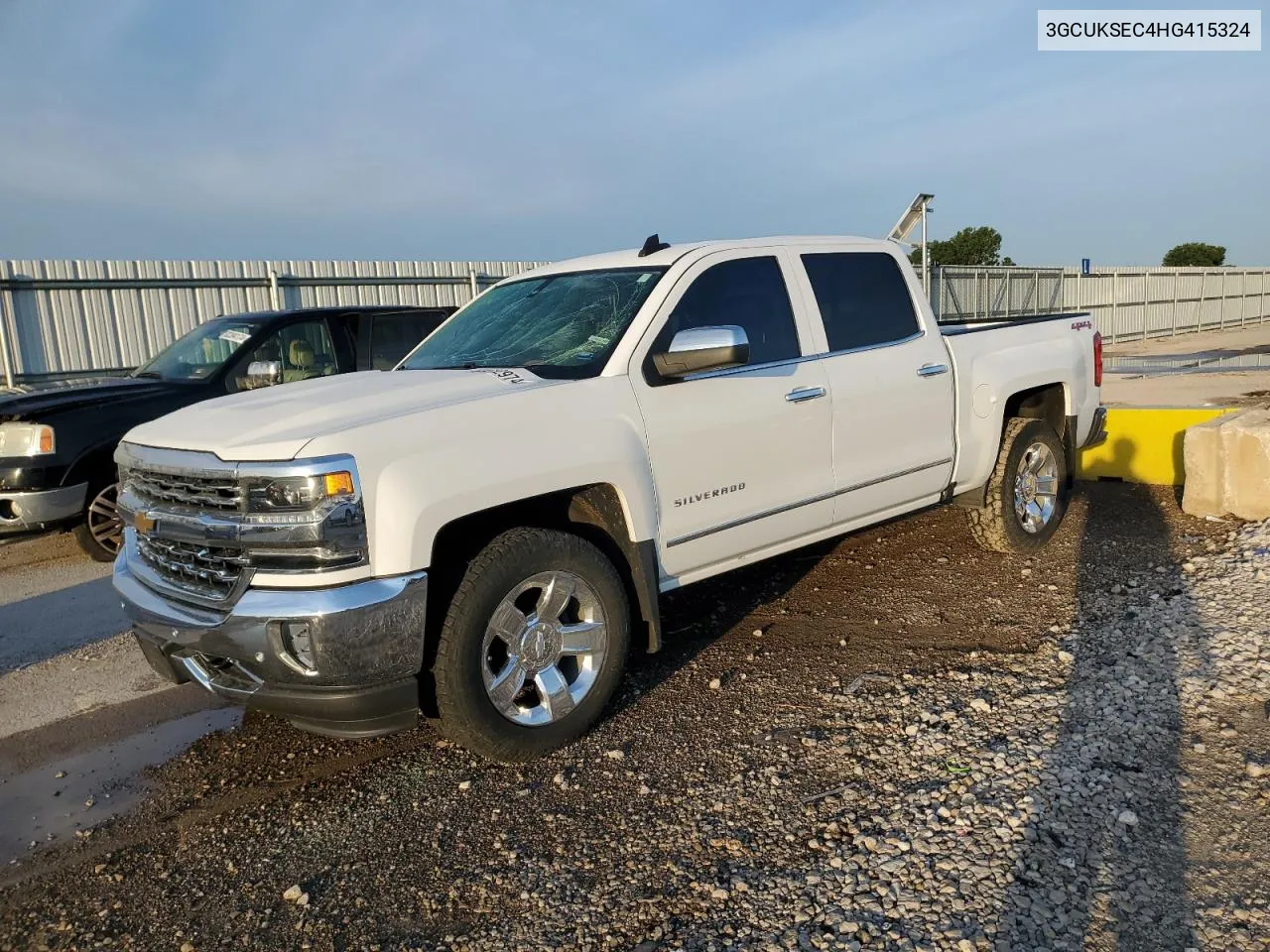 2017 Chevrolet Silverado K1500 Ltz VIN: 3GCUKSEC4HG415324 Lot: 63312974