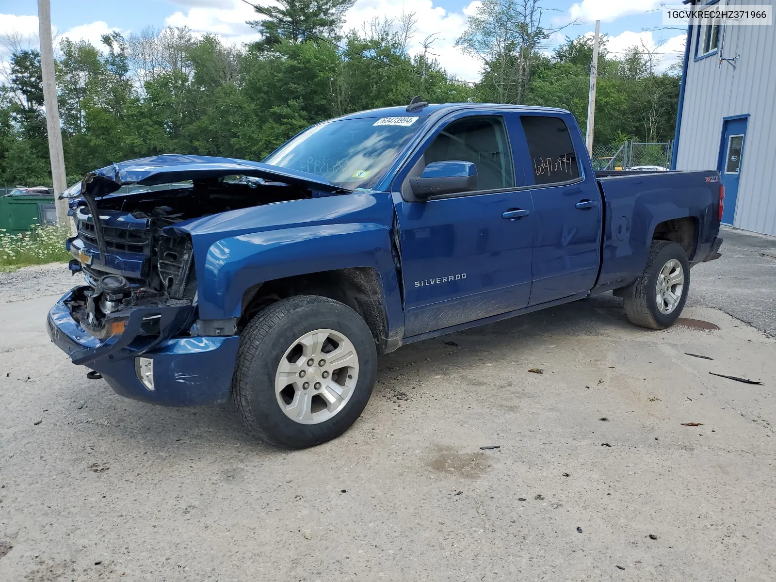 1GCVKREC2HZ371966 2017 Chevrolet Silverado K1500 Lt