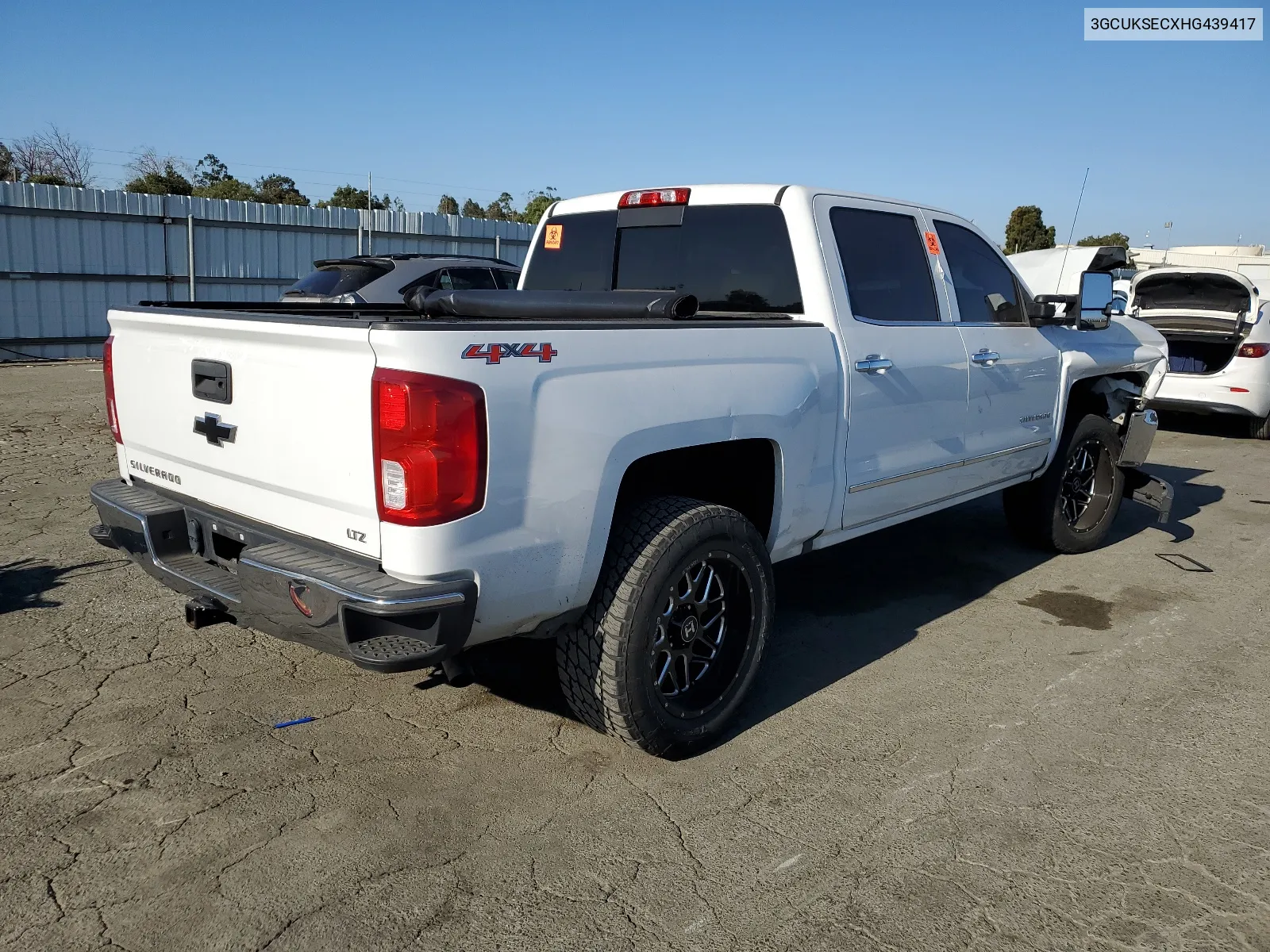 2017 Chevrolet Silverado K1500 Ltz VIN: 3GCUKSECXHG439417 Lot: 64578104