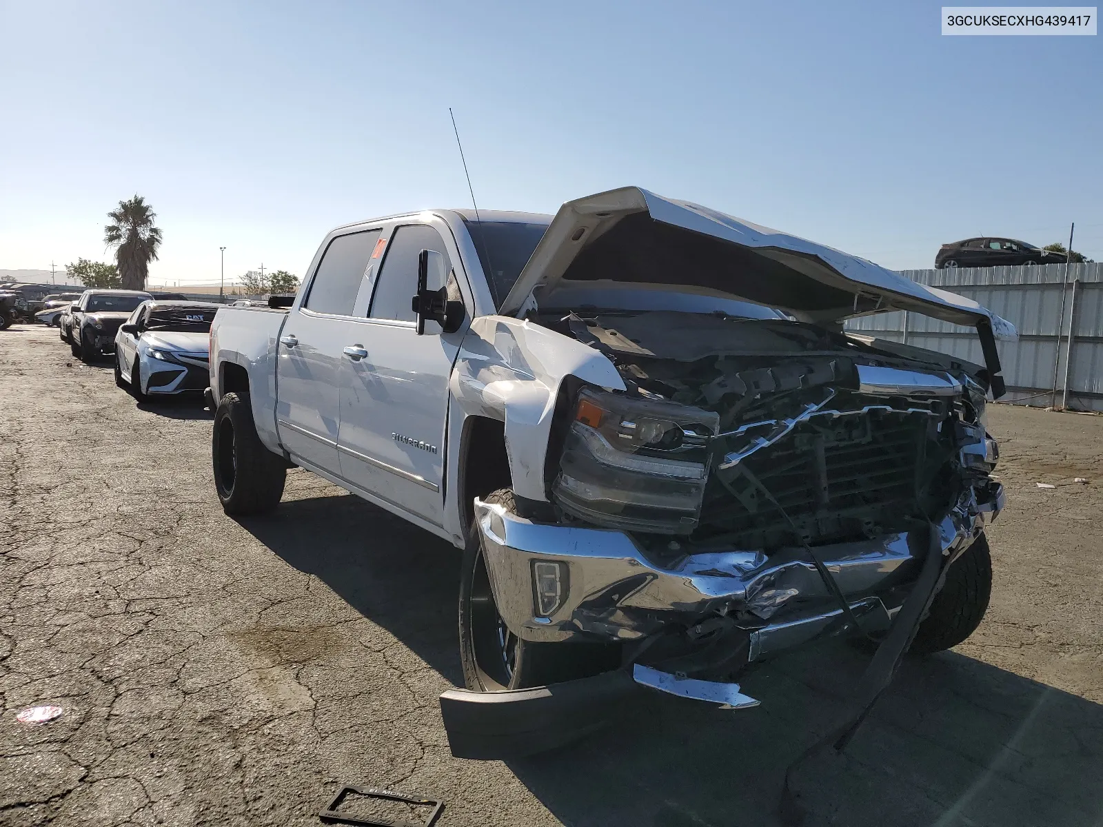 2017 Chevrolet Silverado K1500 Ltz VIN: 3GCUKSECXHG439417 Lot: 64578104