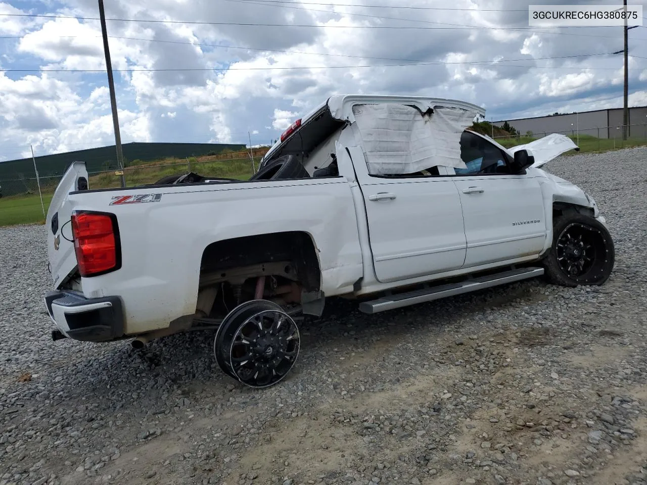 3GCUKREC6HG380875 2017 Chevrolet Silverado K1500 Lt