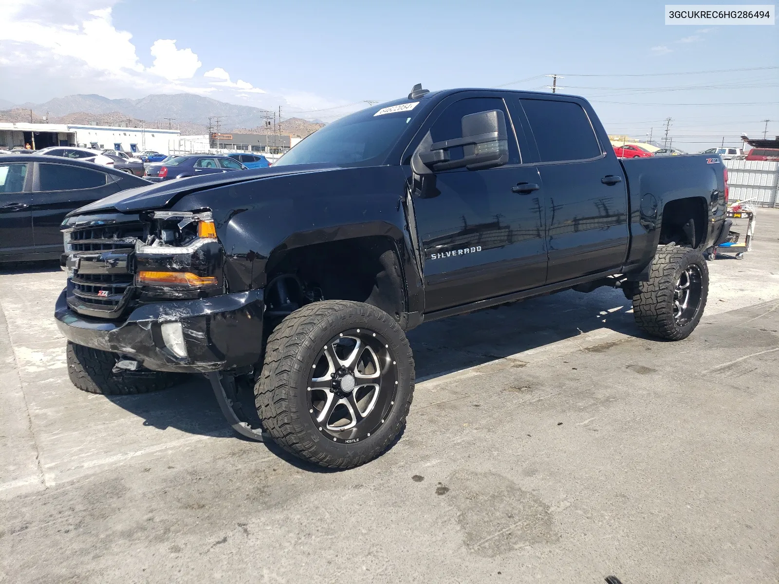 2017 Chevrolet Silverado K1500 Lt VIN: 3GCUKREC6HG286494 Lot: 64622054