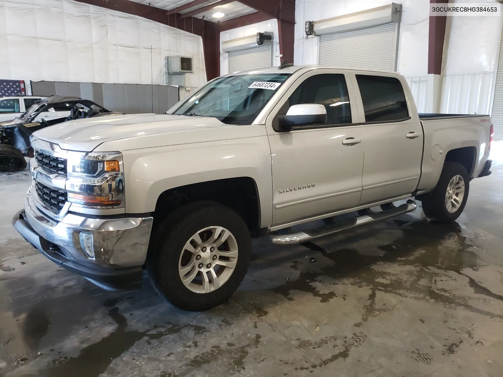 2017 Chevrolet Silverado K1500 Lt VIN: 3GCUKREC8HG384653 Lot: 64687234