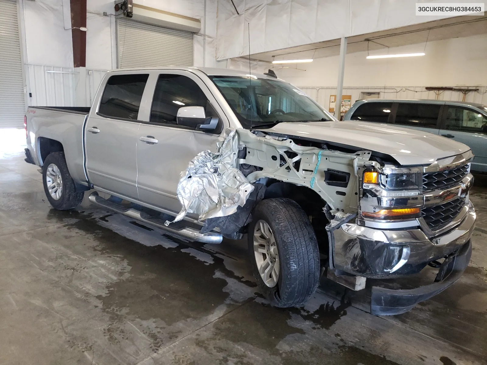 2017 Chevrolet Silverado K1500 Lt VIN: 3GCUKREC8HG384653 Lot: 64687234