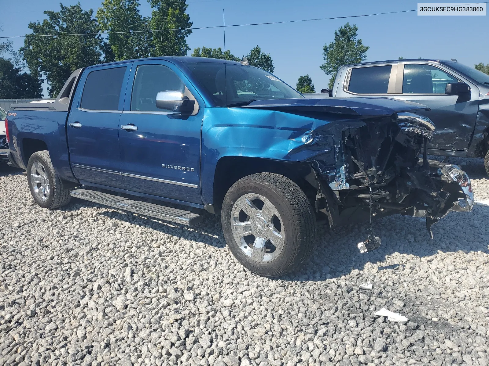 2017 Chevrolet Silverado K1500 Ltz VIN: 3GCUKSEC9HG383860 Lot: 64703334