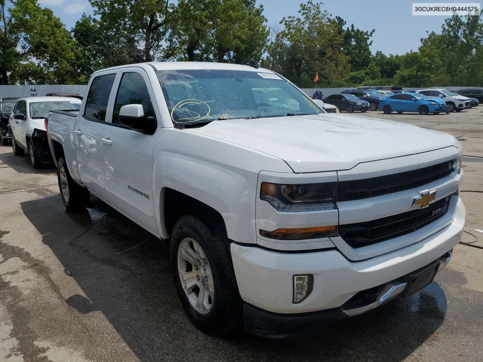 2017 Chevrolet Silverado K1500 Lt VIN: 3GCUKREC8HG444575 Lot: 64875754