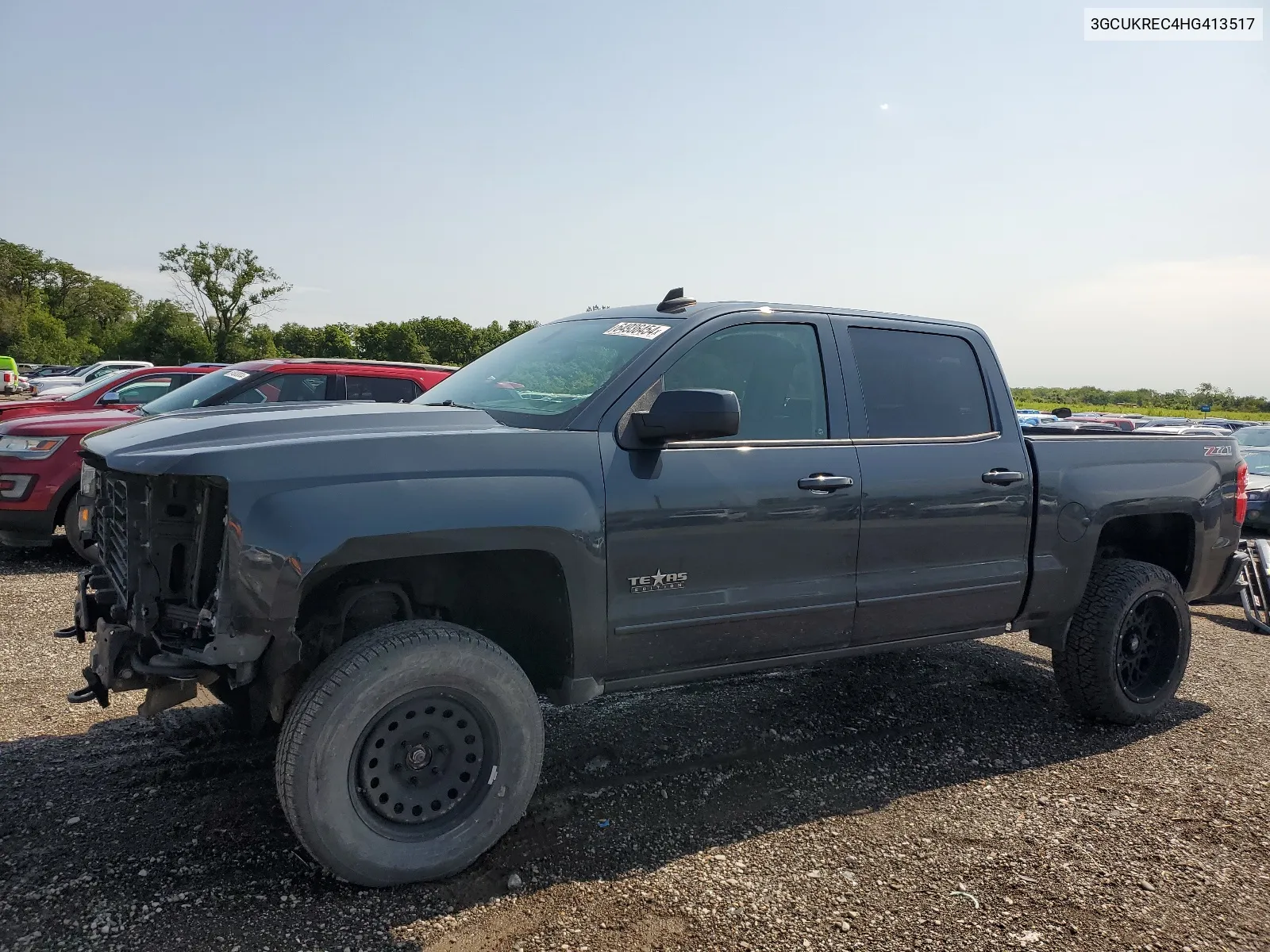 2017 Chevrolet Silverado K1500 Lt VIN: 3GCUKREC4HG413517 Lot: 64936454