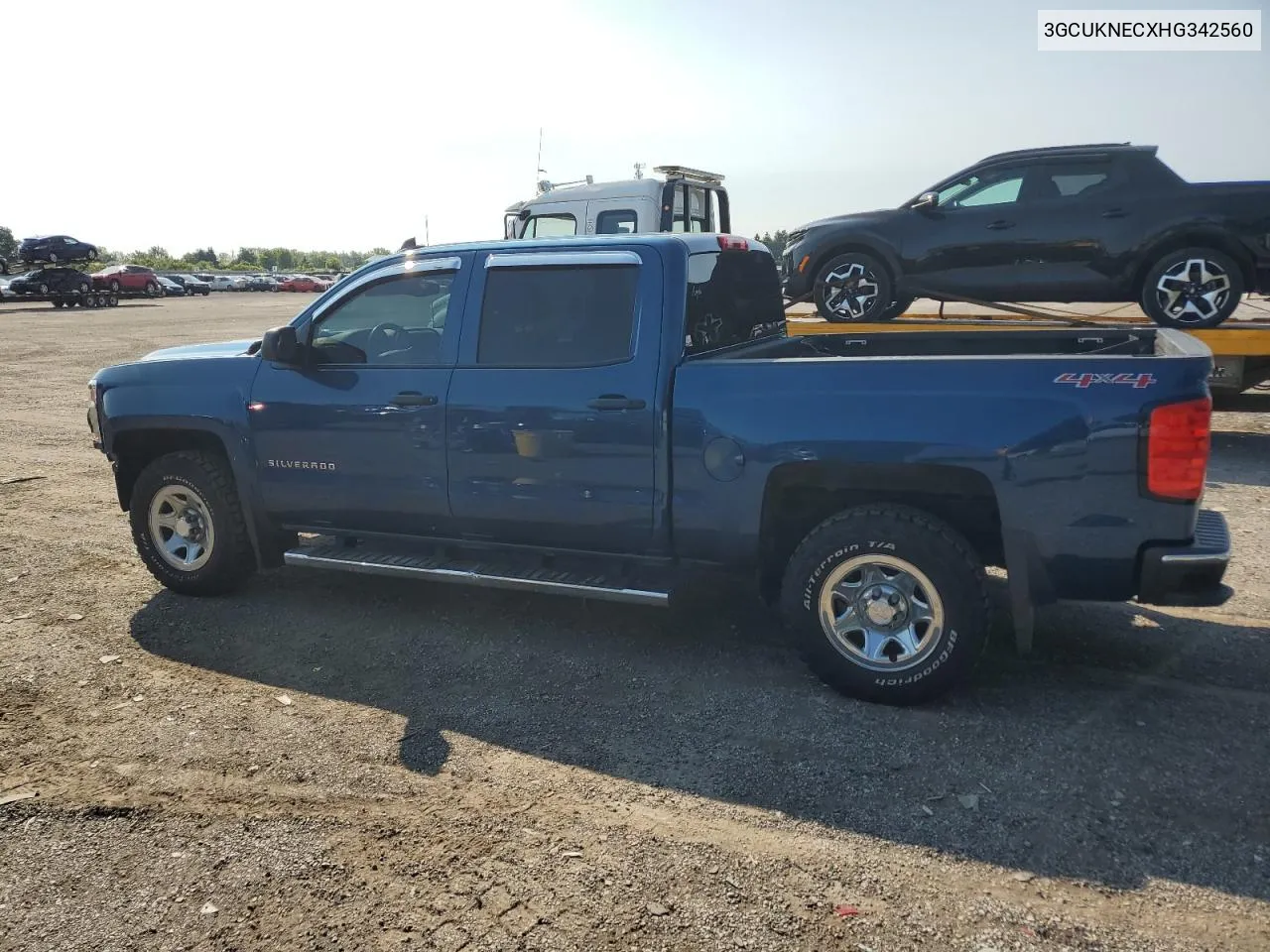 2017 Chevrolet Silverado K1500 VIN: 3GCUKNECXHG342560 Lot: 65029064