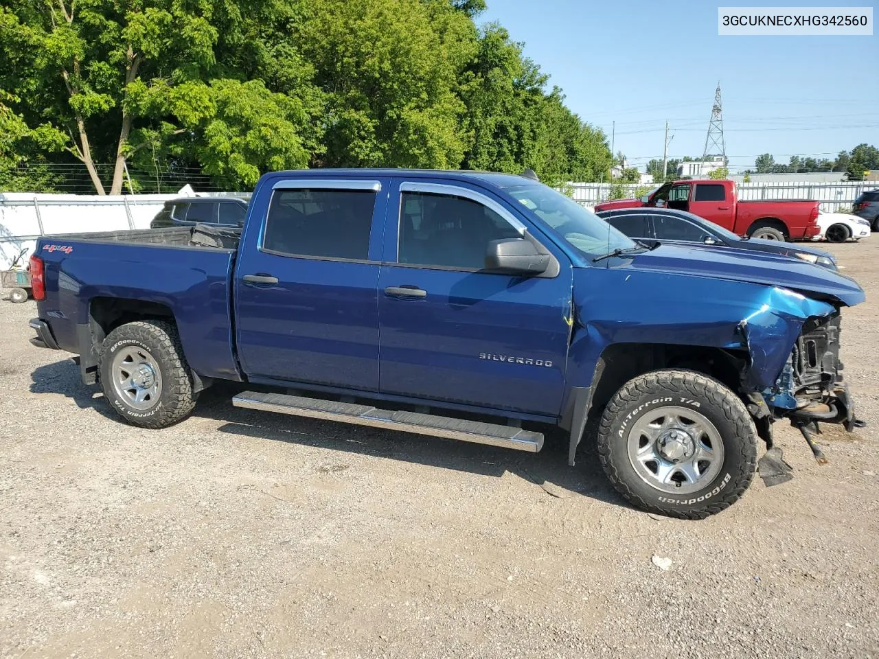 2017 Chevrolet Silverado K1500 VIN: 3GCUKNECXHG342560 Lot: 65029064